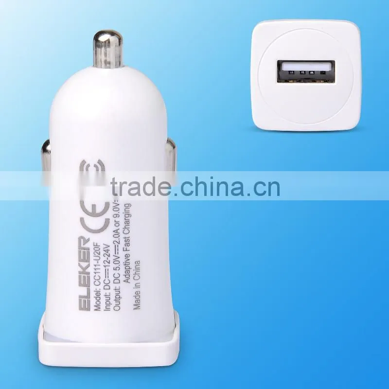 universal car chargers 5V 2.4A portable car cell phone chargers