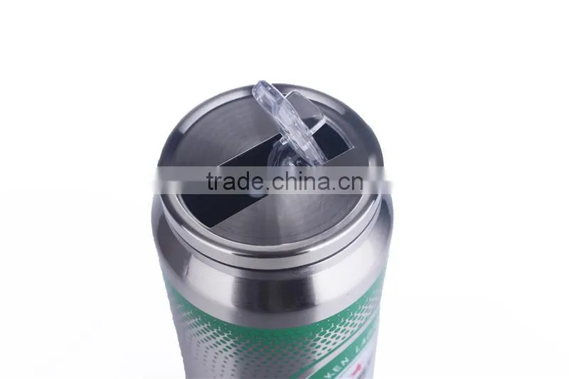 OEM ODM private label water tumbler with straw cola shape bottle hydro flask straw