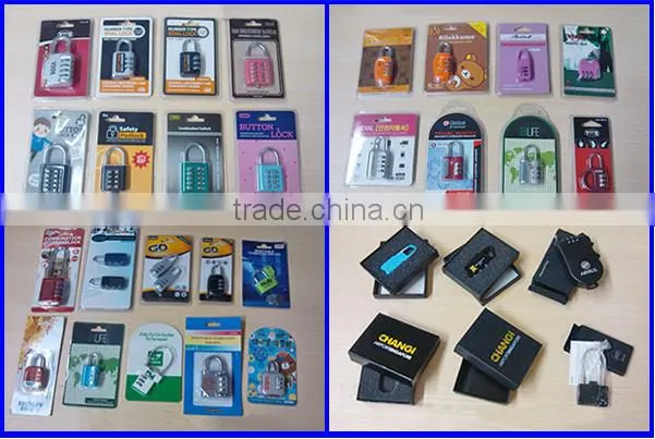 4 digtal number cute cartoon combination locks for promotion gift