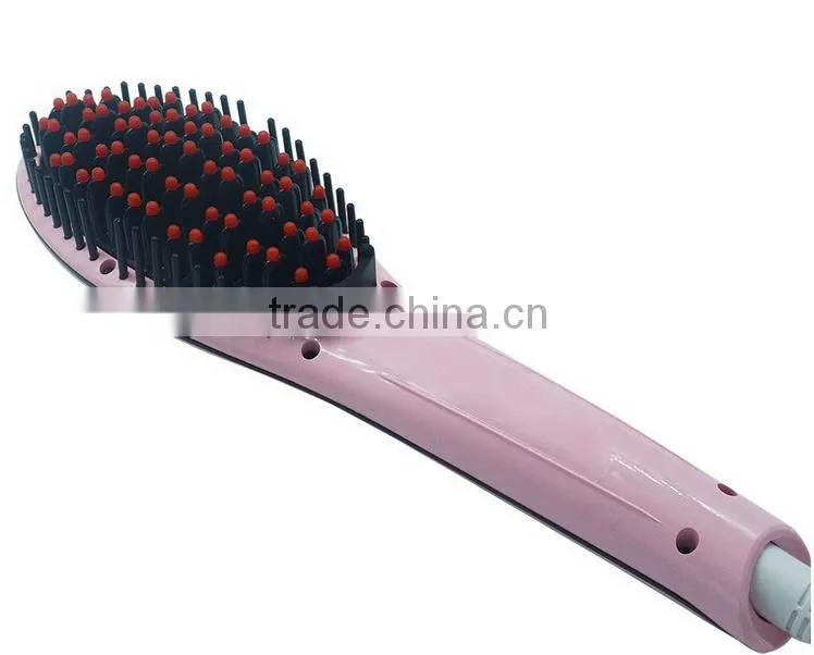 manufacturers Original Beautiful Star Hair Straightener Comb Brush With LCD Display with CE ROSH UL