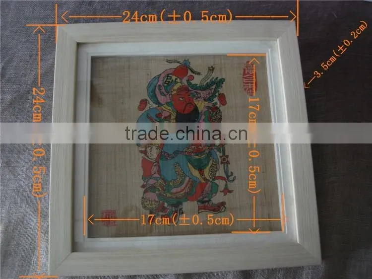 New Year Painting Of Grass Cloth as a gift