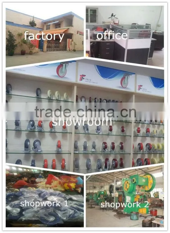 PVC/PU heavy duty castor wheel price for cart