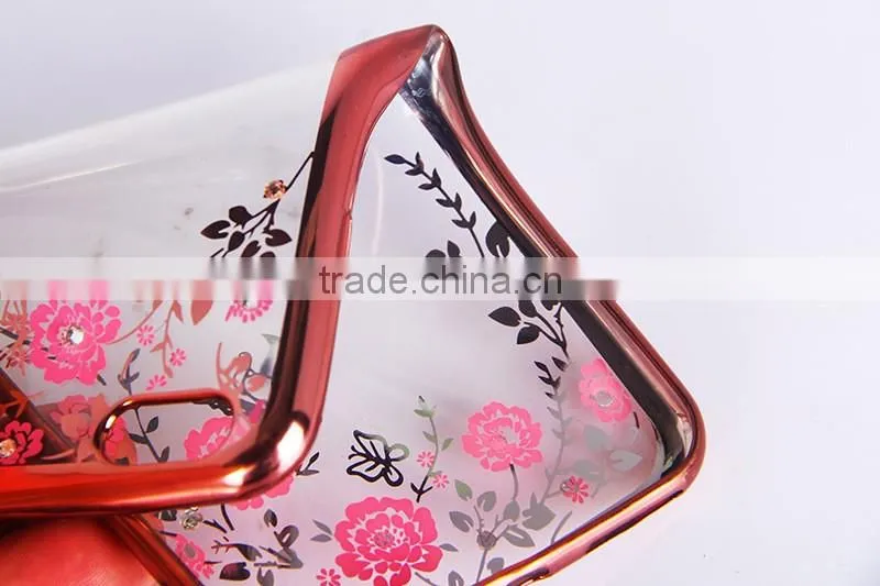 TPU Luxury Mobile Phone Case For Iphone 6,Rhinestone Case For Iphone 6S