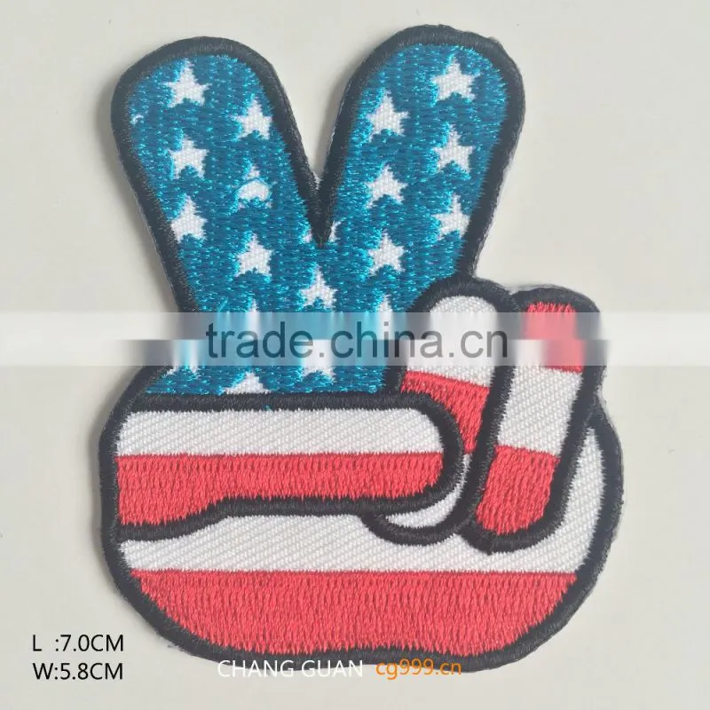 custom digital ball coat embroidered patch