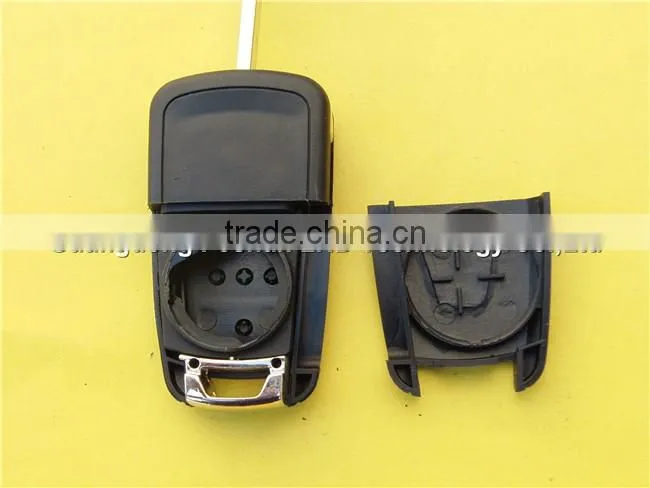 Flip key remote fob case cover for Chevrolet Cruze HU100 4 button car key blank