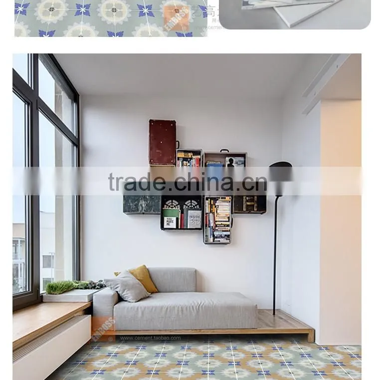 200*200mm moroccan cement tile bathroom ceramic floor tile