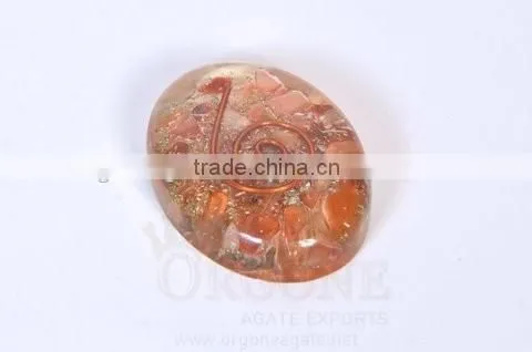 Wholesale Carnelian Orgone Oval Usai Reiki Set : Orgone Manufacture India