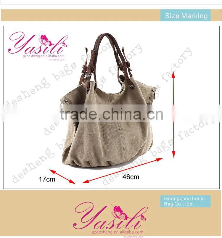 travel canvas handbag,Fashion Handbag Ladies Women Handbag Canvas Handbag,fashion 100% cotton canvas bags tote