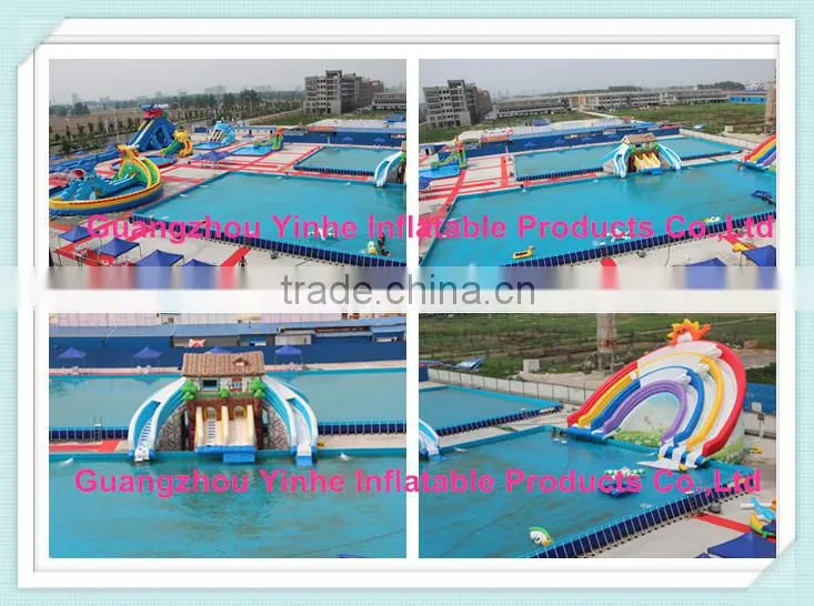 2015 New Design Giant Beach Inflatable Water Parks