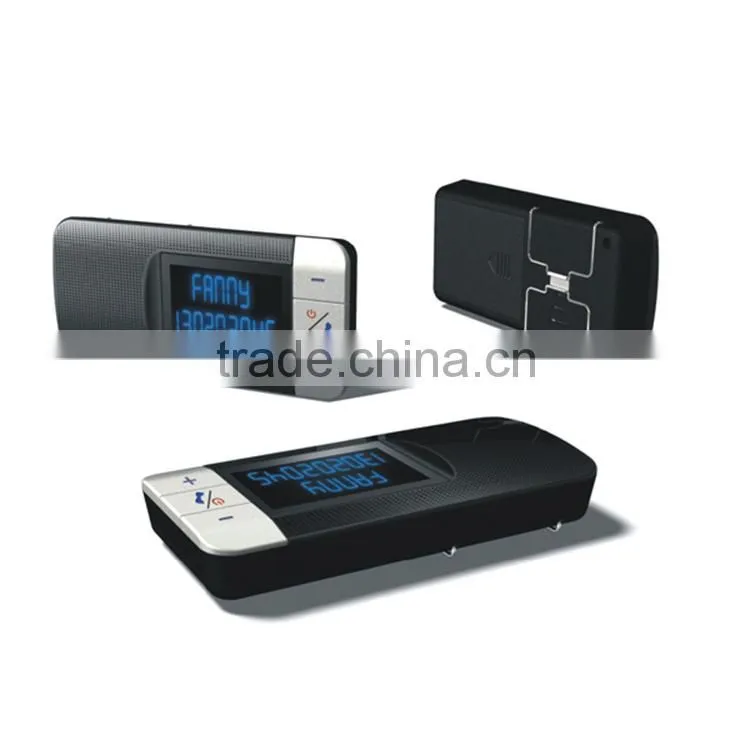 New 2016 Wireless Stereo Bluetooth 3.0 Handsfree Speakerphone Car Kit , universal holder Car Kit With USB Charger