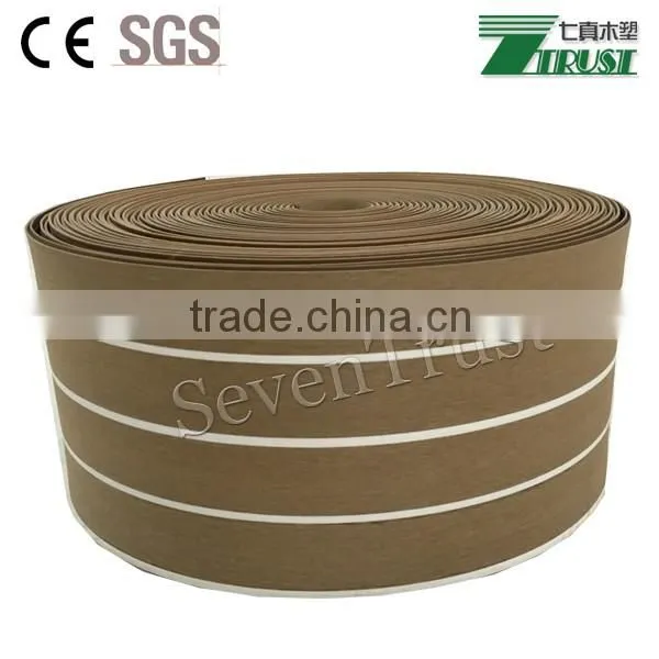 Synthetic pvc teak flooring, used for boat