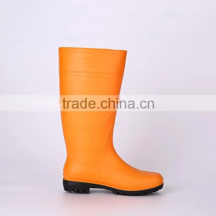 wholesale shining waterproof pvc rain boots, cheap plastic pvc rain boots