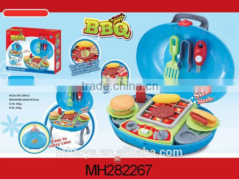 2015 toys for kids kitchen bbq play set