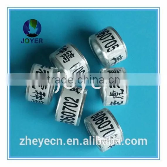 factory direct good quality and cheap price rings for birds personalized pigeon bands