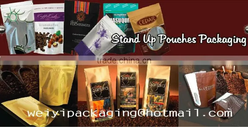 environmental protection food vacuum plastic bag wholesale coffe packaging bag