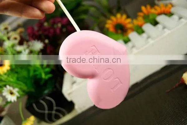 2013 the most lovely custom design heart-shaped silicone keys case