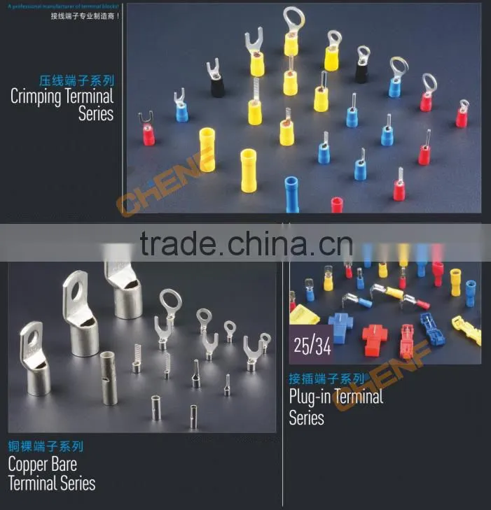 China Manufacture Red Copper Insulated Ring Terminals RV1.25-3.2