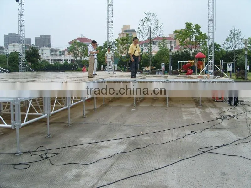 2014 RP aluminum adjustable stage with step