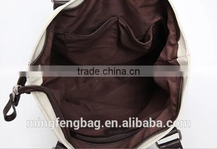 Custom Canvas Tote and Shoulder Portable Large Leisure Travel and Fashion Unsex Shopping Bag