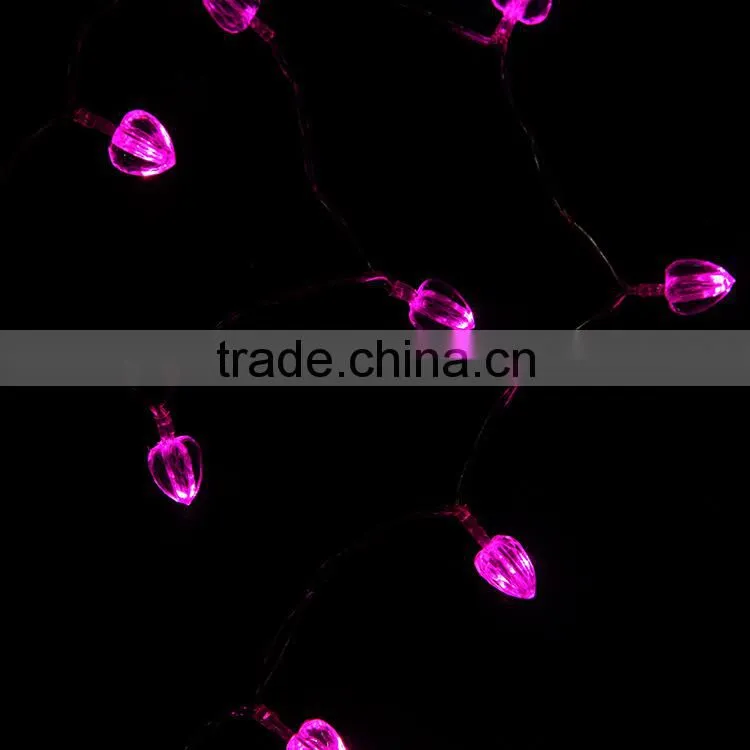 3v led battery lights led heart shaped lamp led christmas light