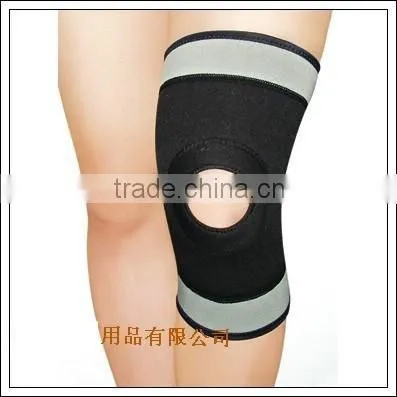 whosale neoprene knee brace support with adjustable straps, elastic knee sleeve support protector, closed patella knee sleeve