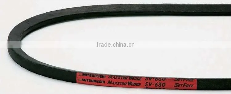 Reliable friction drive mitsuboshi v belt for industrial use