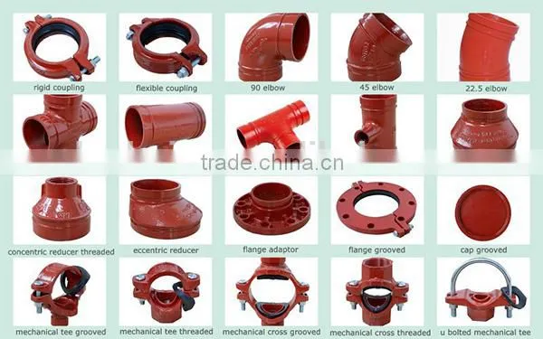 Machanical tee grooved outlet