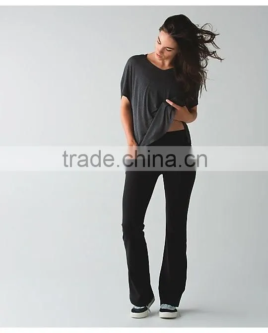 Custom fashion breathable Skinny yoga pants for women in fitness sportswear