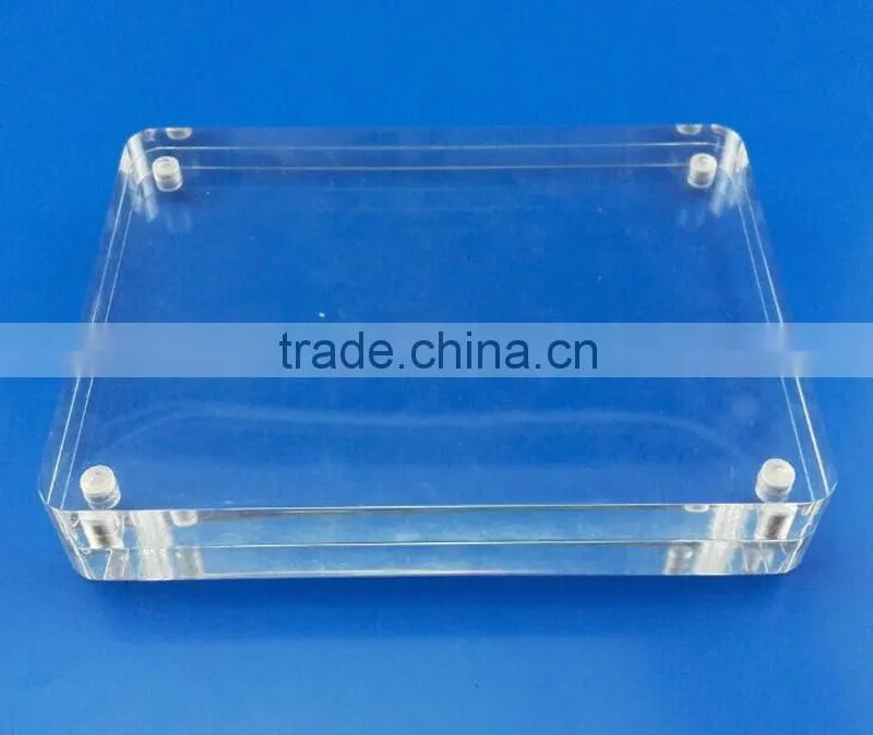 clear acrylic photo frame cube for promotional souvenir gift,ISO Factory Product