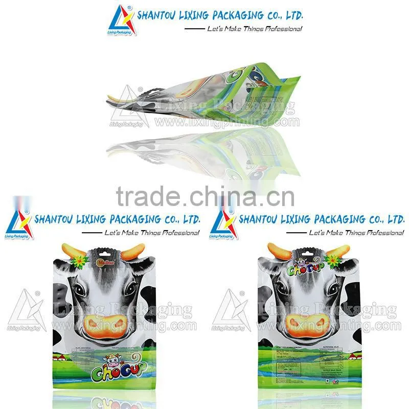 Plastic shaped packaging