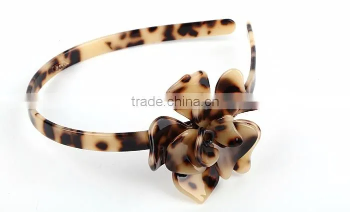 Fashion girl hair bands lovable headband / flower hair headband