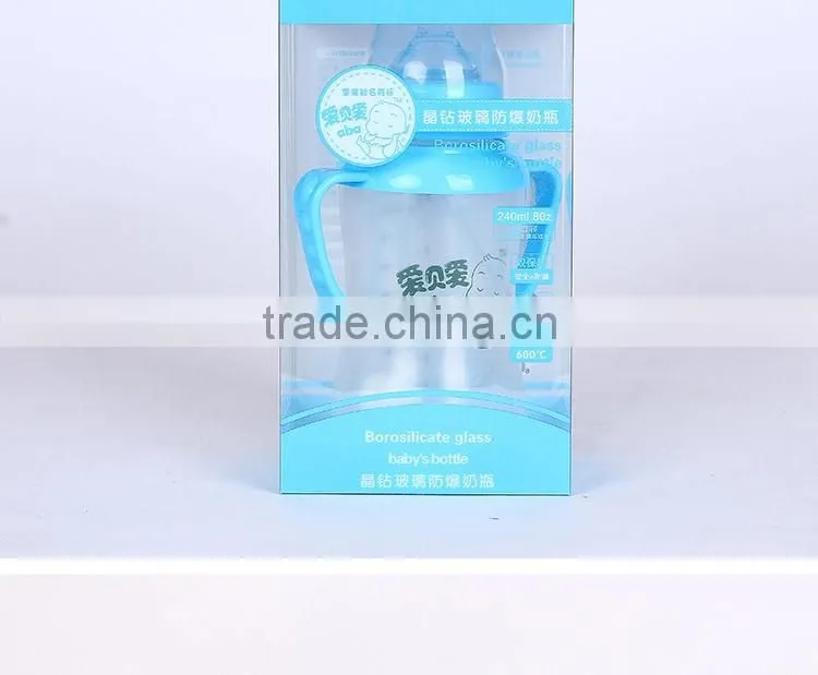 custom glass milk bottles Safety baby glass milk bottles wholesale