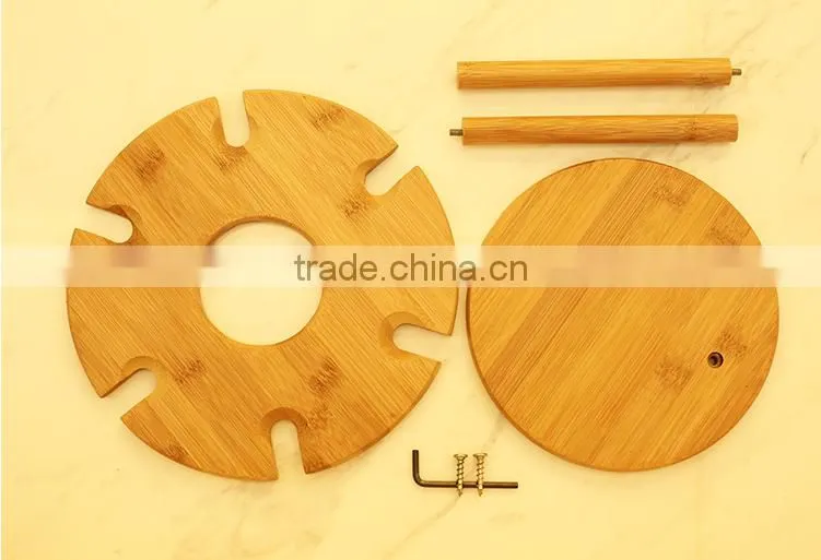 Bamboo wine cup Rack