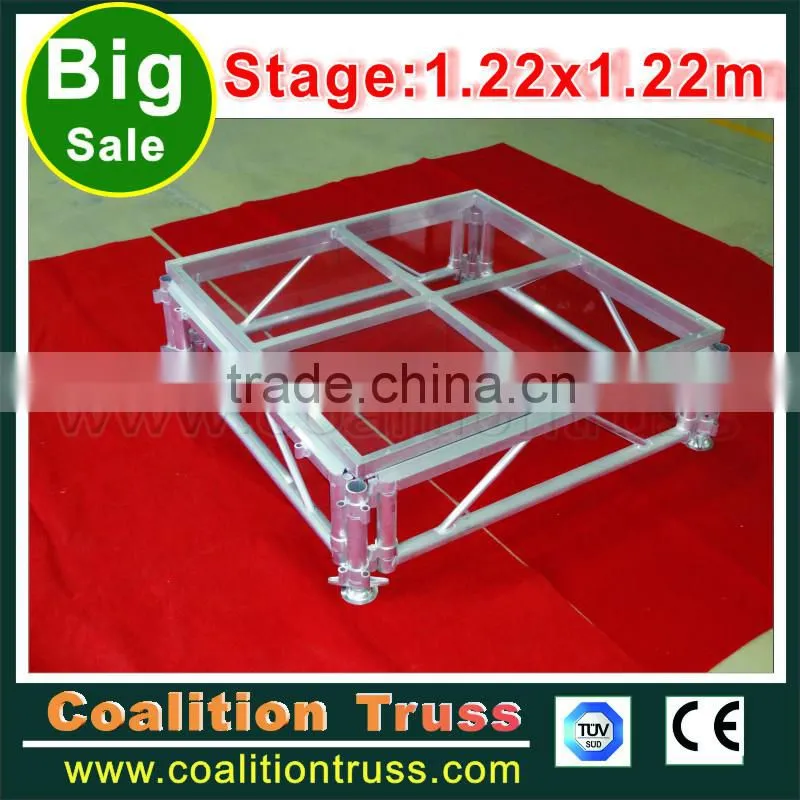 Aluminum Used Mobile Portable Stage For Sale