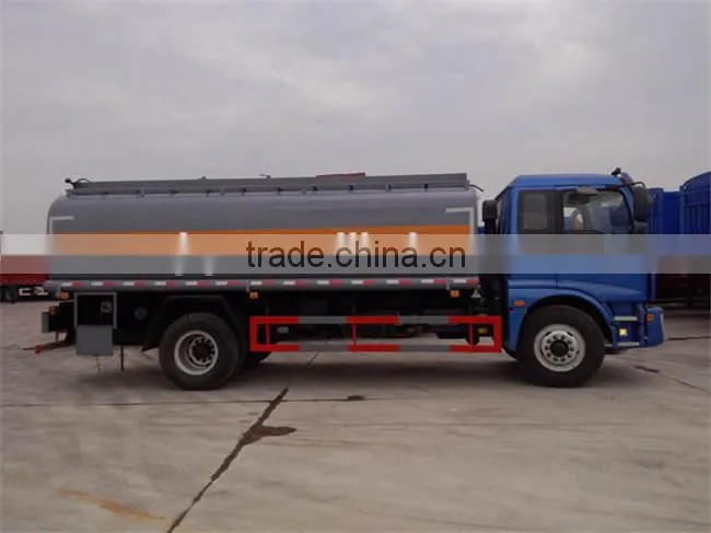 Aumen Auman mini oil truck Russia 16000 lit Litres Literes fuel tank truck