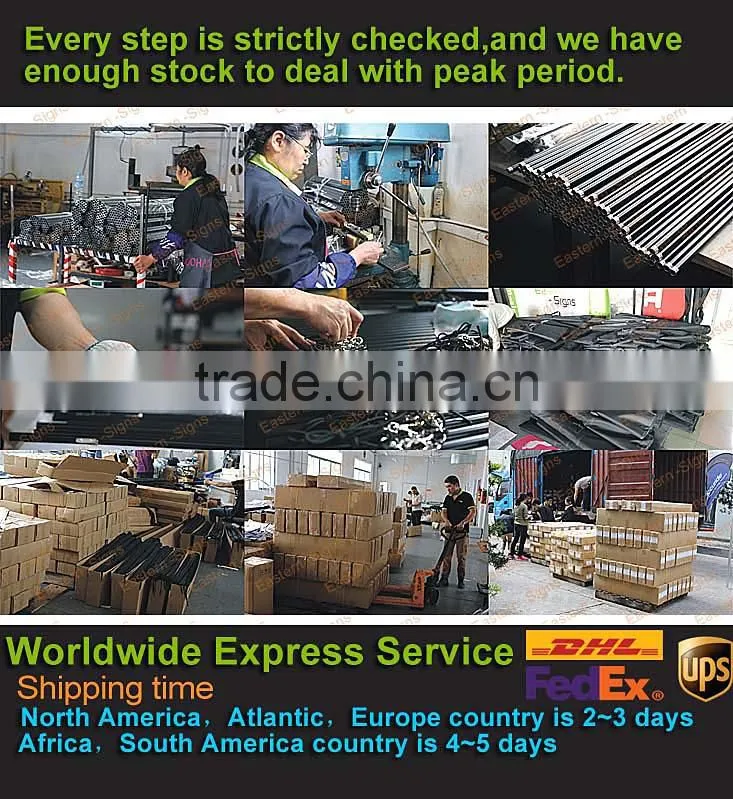 Quick Install Aluminium poles Feather Banners In China