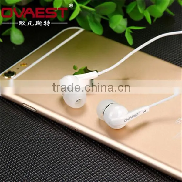 High quality popular earphone with mic for mobile, mp3/mp4