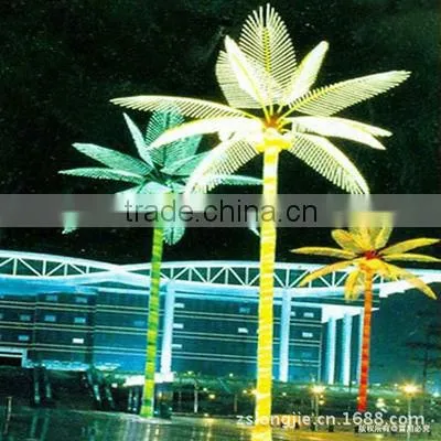 Hot CE Approved Led Palm Tree Light With Static Or Color Changing