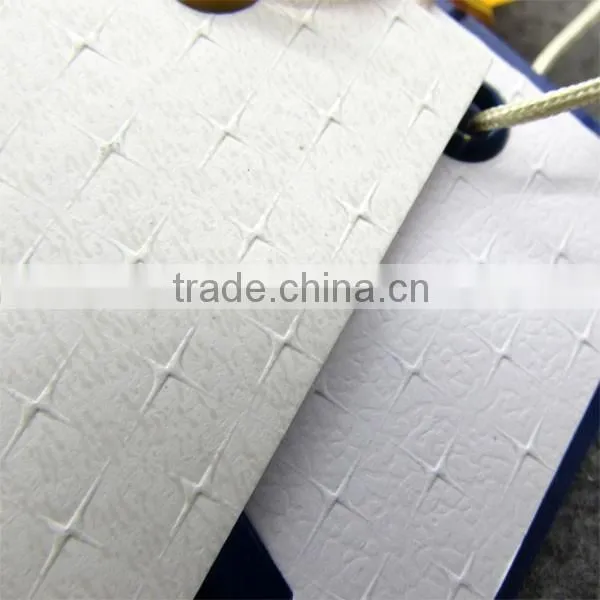 Embossed Stars Casual Design Labels For Clothing