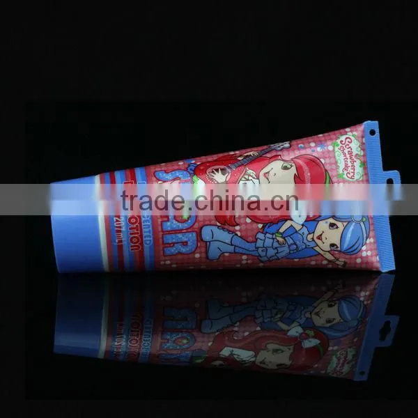 sweet larger diameter plastic tube cosmetic container makeup tubes of packing