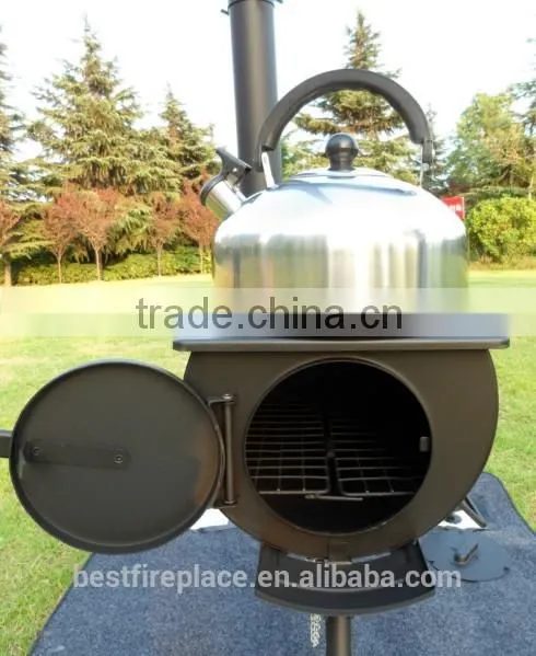 portable cold-rolling steel wood burn camping stove