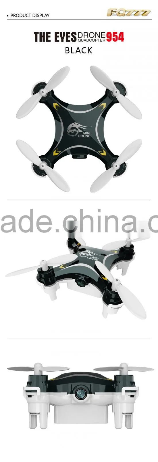 2016 New wifi control mini quadcopter with camera
