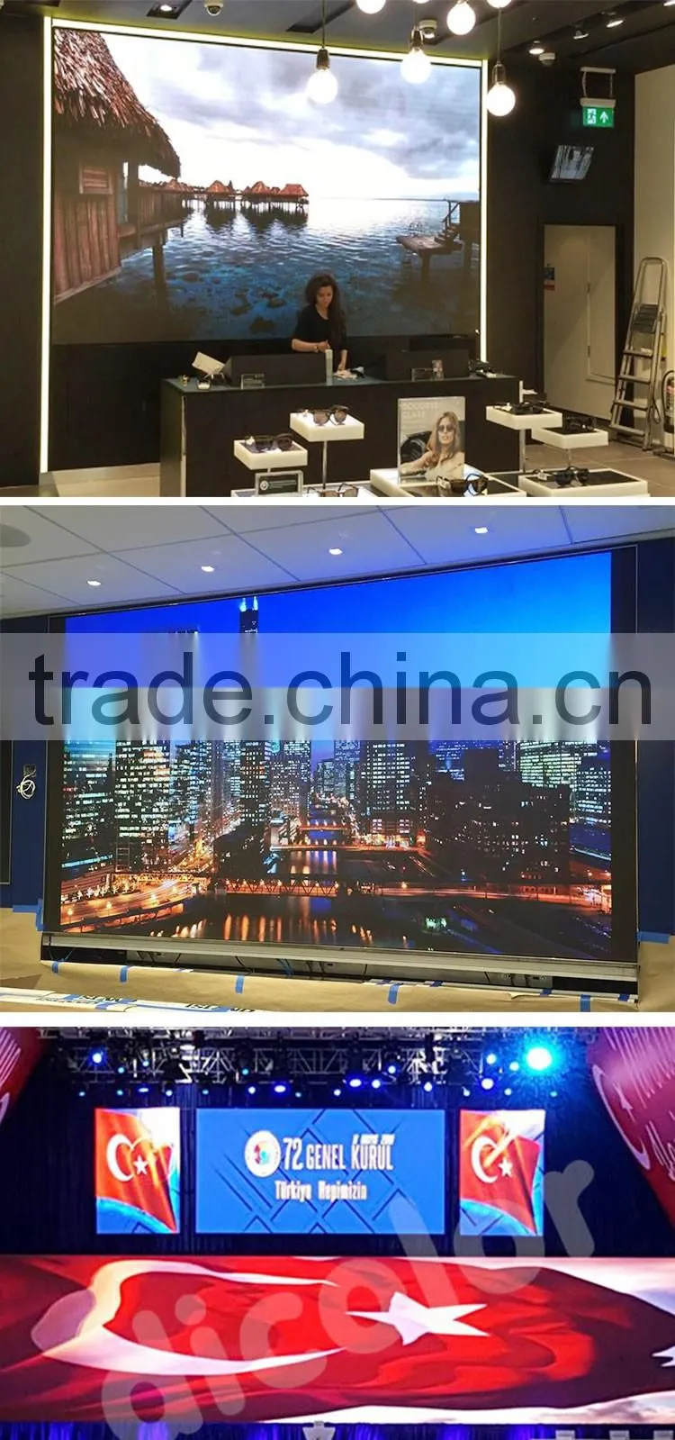 High Brightness LED board indoor LED TV Panel P4