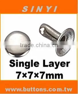 Collision Nail rivet with Single Layer Size 13x10x10