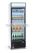 200L commercial upright single door auto-defrost showcase with CE/ROHS
