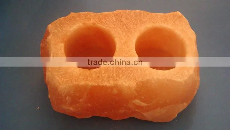 Beautiful Carved Natural Himalayan Rock Crystal Salt Lamp
