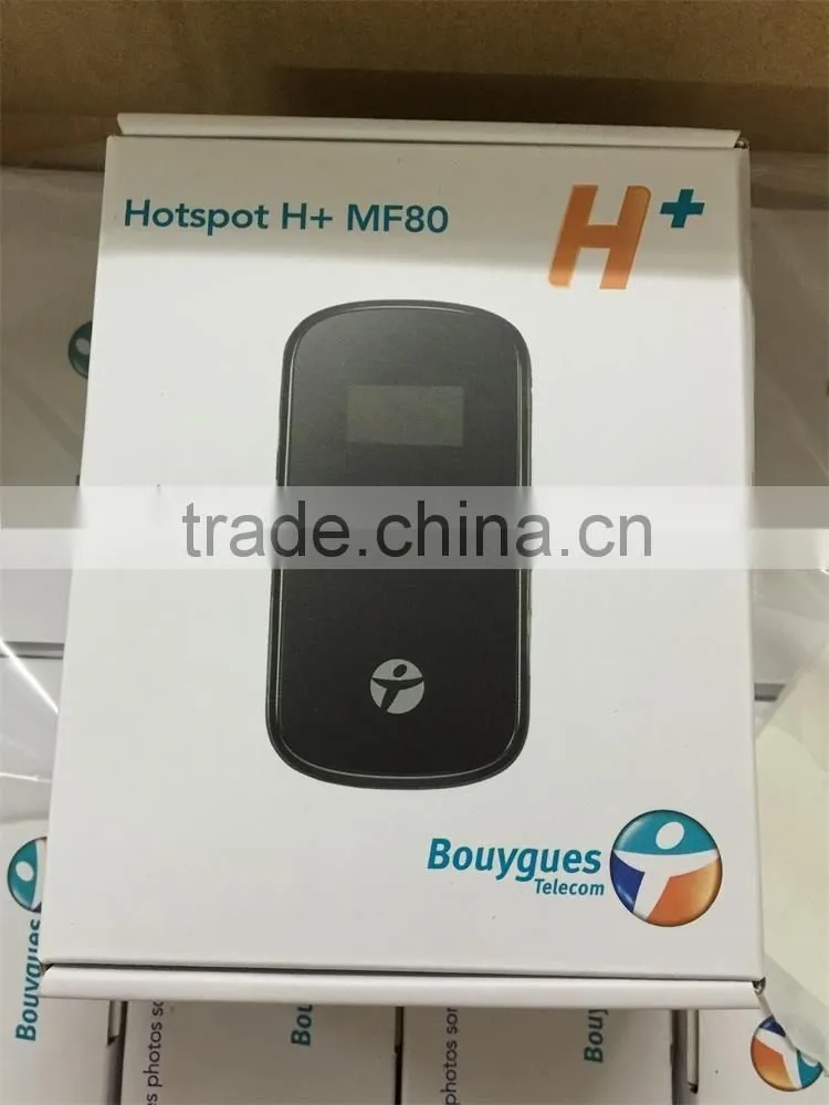 100% 2016 new Original Unlock 3G WiFi Router HSPA+ 43.2Mbps ZTE MF80 ZTE MF80 Mini Pocket