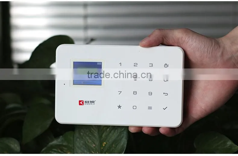 Wireless Touch RFID Color display wireless smart gsm alarm system with Android and IOS App G18