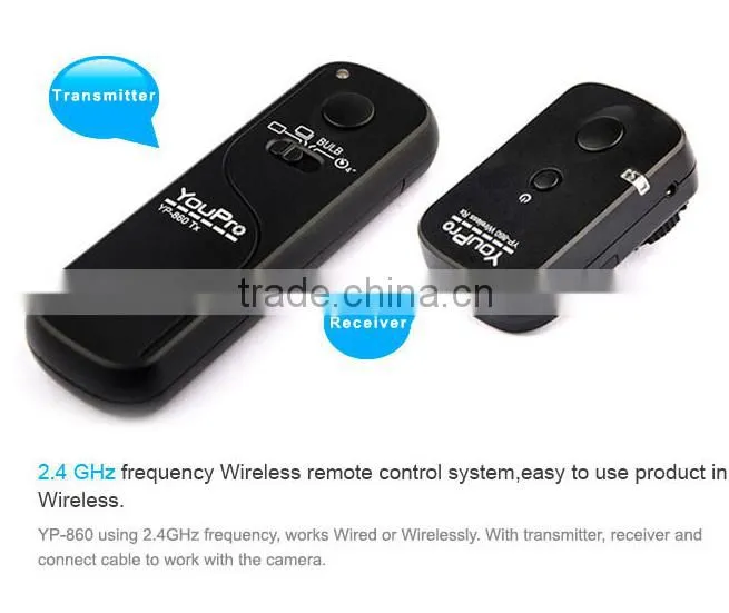 YouPro YP-860/DC0 Wireless Remote Shutter Release for Nikon D810/D800/D700/D300