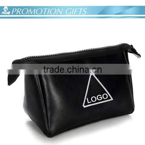 Black water-proof Cosmetic Travel Bag /fashion pencil bag